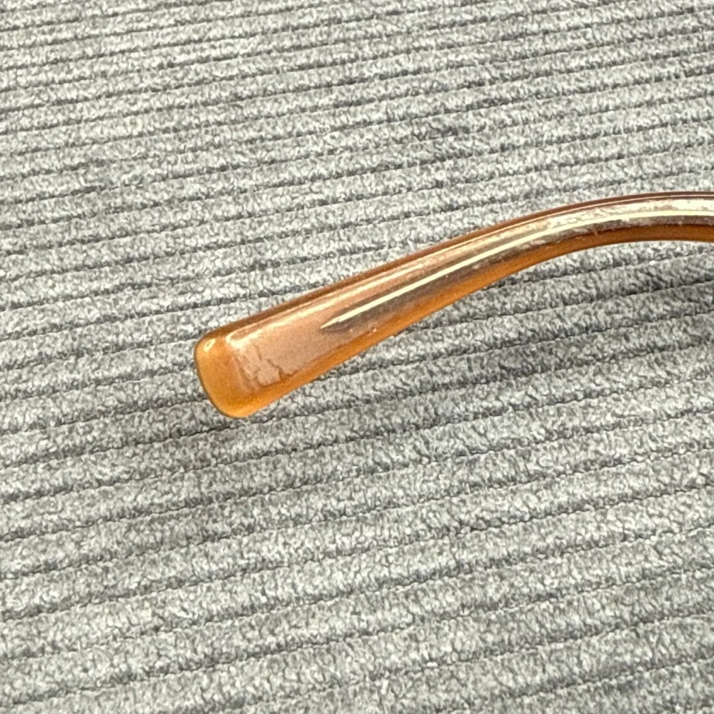 Anne Klein AK5120 Brown Amber Oval Eyeglasses Frames 52-15-130 Womens GlassesY2K